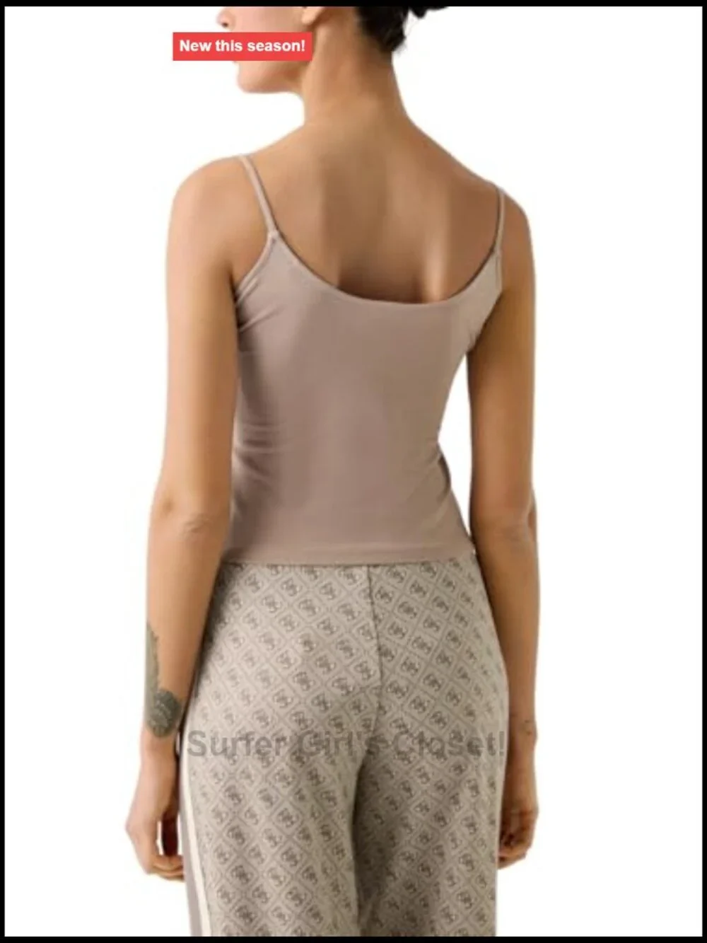 TENCEL Lyocell Rib Spaghetti Strap Tank Top